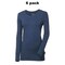 Pack Of 6 Sofra Ladies Classic Fit Crewneck Long Sleeve T-Shirt Ideal For Warm Weather